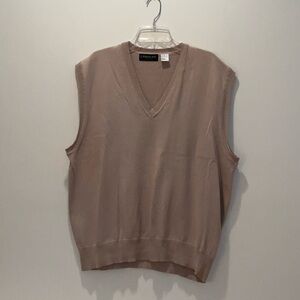 Linksport Mauve V-Neck Sweater Vest